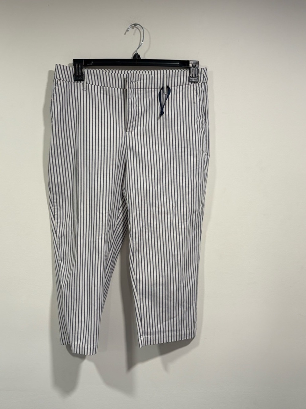 croft & barrow White and Navy Vertical Stripe Chinos